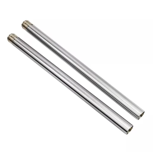 

EU QUALITY Motocycle Silver Fork Tubes Front Inner Fork Pipes For Harley XL883 XL1200 1200L 39x592mm Low OEM 46218-05 45395-09