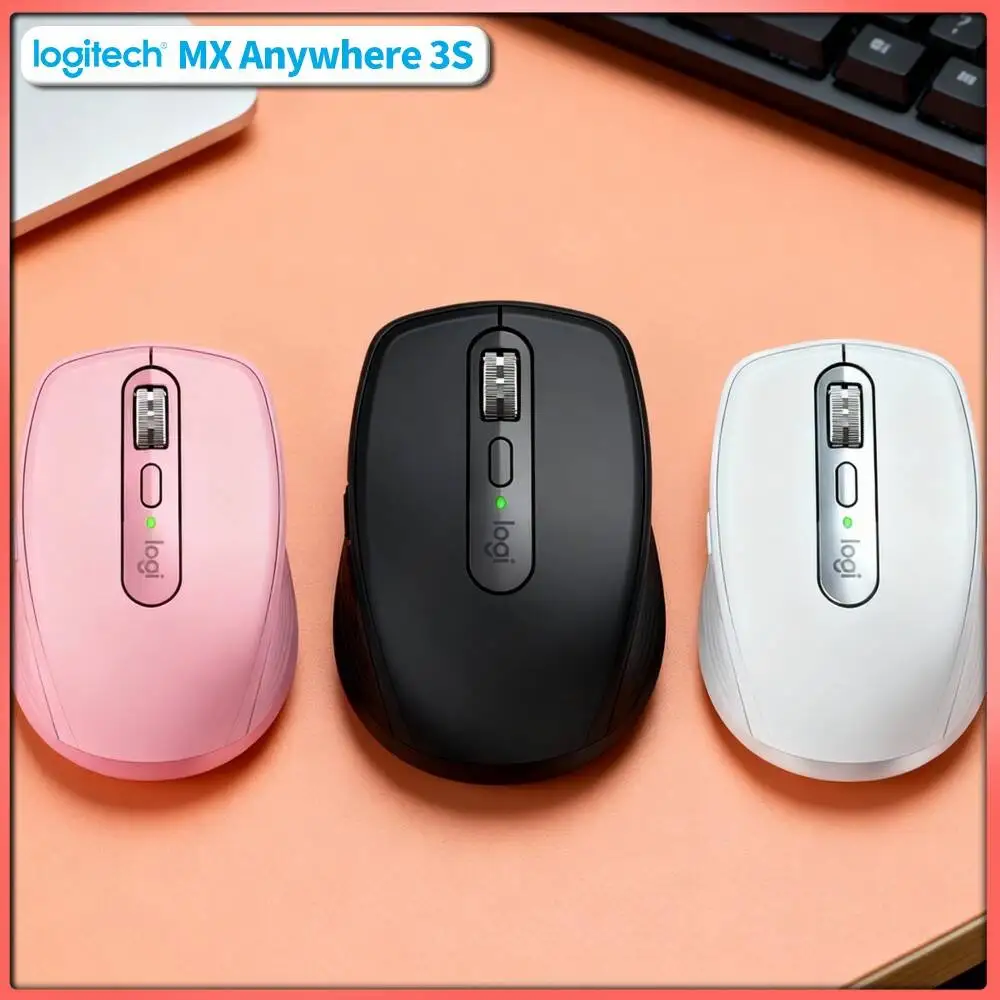 Precision MX Anywhere 3S - 8K DPI, MagSpeed Scroll, Ergonomic Design, Suitable for Pastry Decoration Design Studio Work