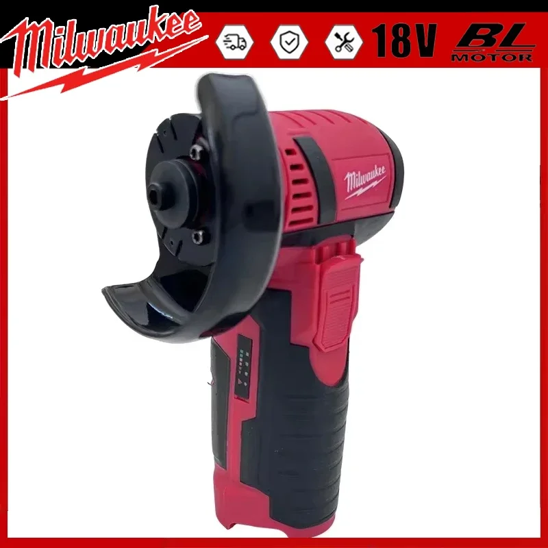ميلووكي 2025 مايكرو زاوية طاحونة فرش 12 فولت بطارية طاحونة زاوية كهربائية لقطع الماس أداة السلطة اللاسلكية