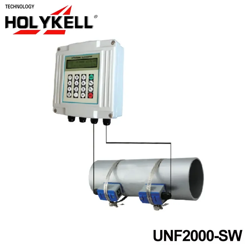 Holykell factory UF2000-SW Wall mounted hydraulic flow meter fluid meter price