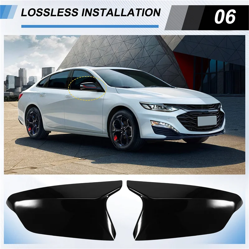 

Car Side Rearview Mirror Cover Shell Rear View Trim Housing For Malibu XL 2016-2020