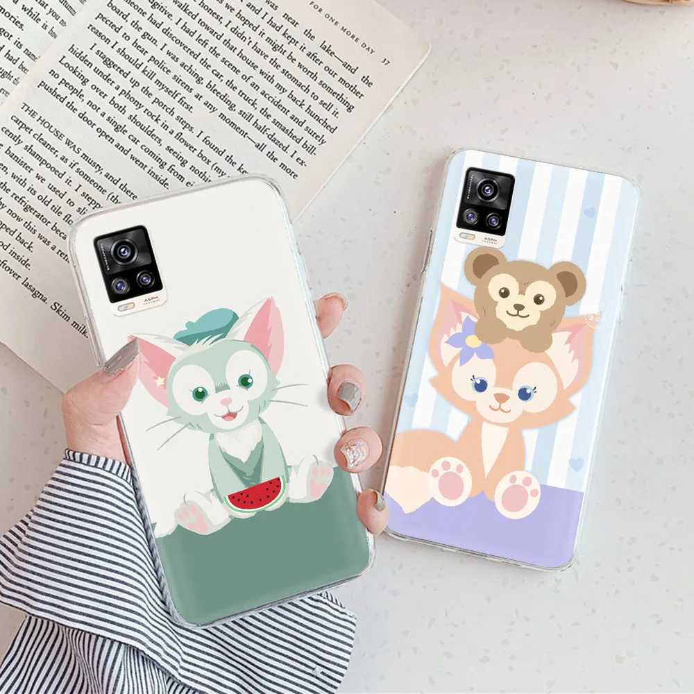 Gelatoni LinaBell Transparent Phone Case for LG K11 Plus K12 Prime K22 K40S K41S K51S K50S K61 K71 K52 K42 K62 V60 VELVET Max