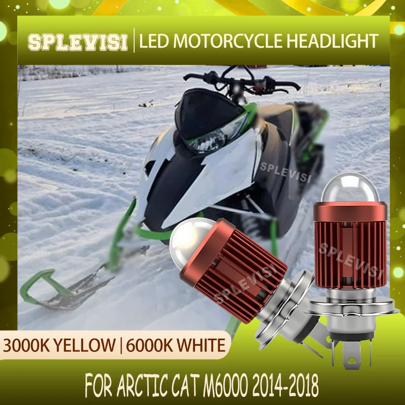 

Want a Reliable Light Our H4/9003 LED Bike Headlight Bulb Has a 1-Year Warranty For Arctic Cat M6000 2014 2015 2016 2017 2018