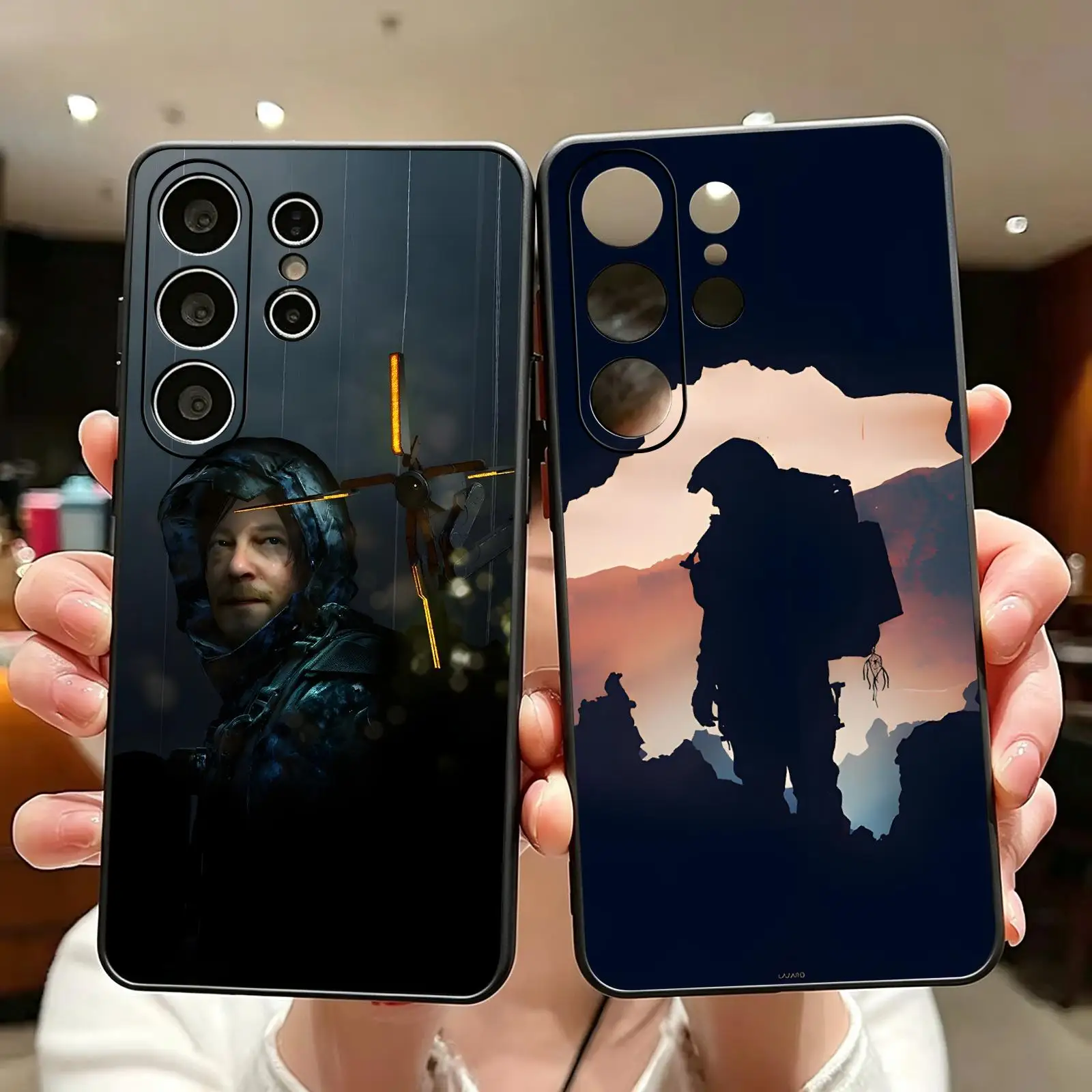 HOT GAME Death Stranding Phone Case For Samsung S26 S25 S24 S23 S22 S21 S20 Ultra Note20 Soft black Shockproof Cover
