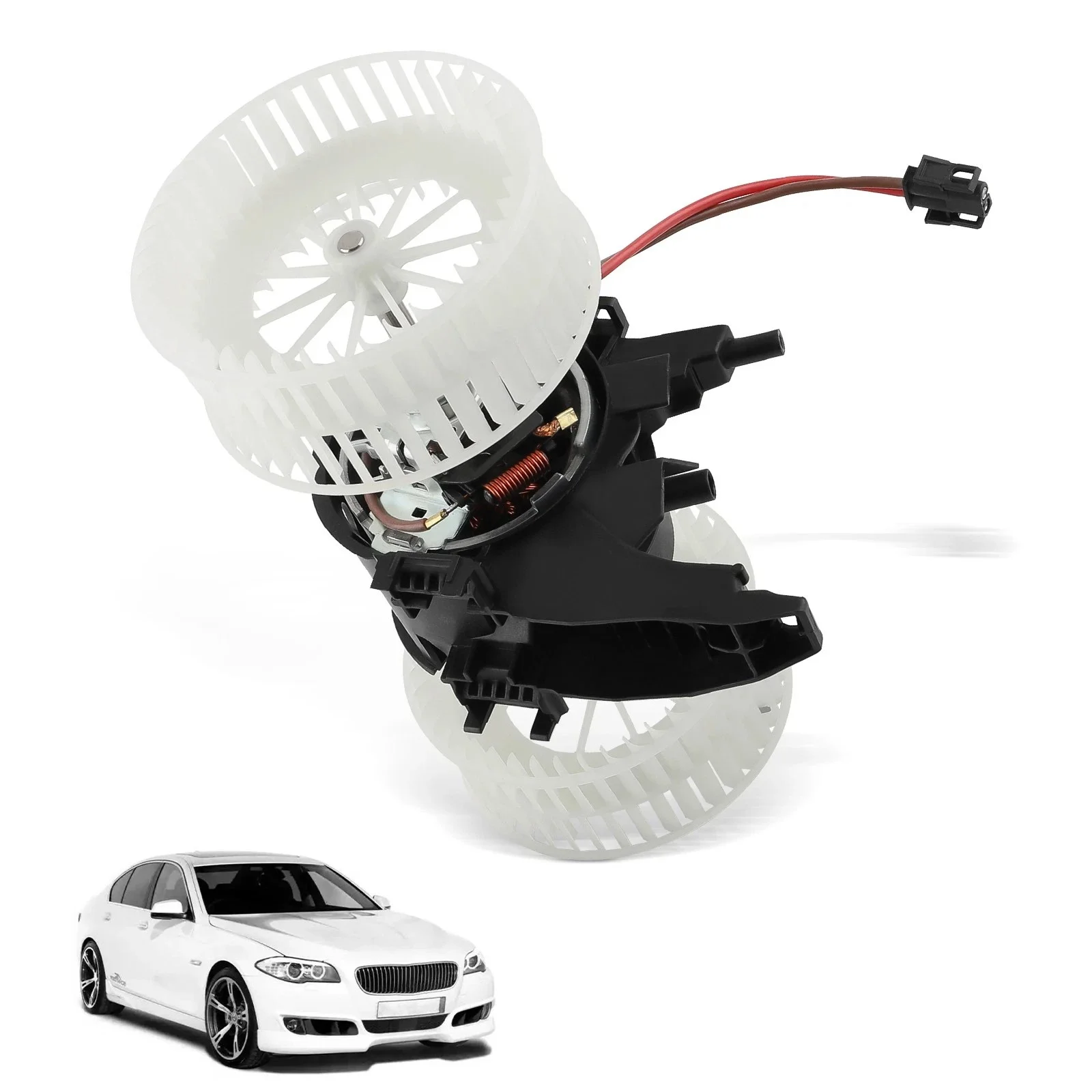 

Heater Blower Motor Resistor Kit 64116933910 For BMW E60 E61 E63 E64 525i 535i 700280,76930,PM4075,2311842,BM4075C