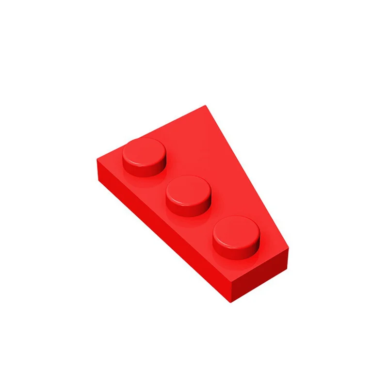 60PCS 43723 Left Wedge 3x2 Building Blocks Educational DIY Puzzle Toy Brick Particle Board for Children Birthday Gifts