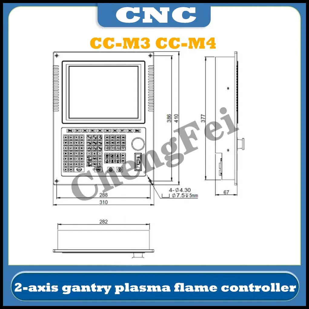 جديد 2 محور CNC البلازما لهب تحكم CC-M3 CC-M4 CC-M3C CC-M4C قطع آلة نظام متوافق مع SH-2200H ، SH-2000H