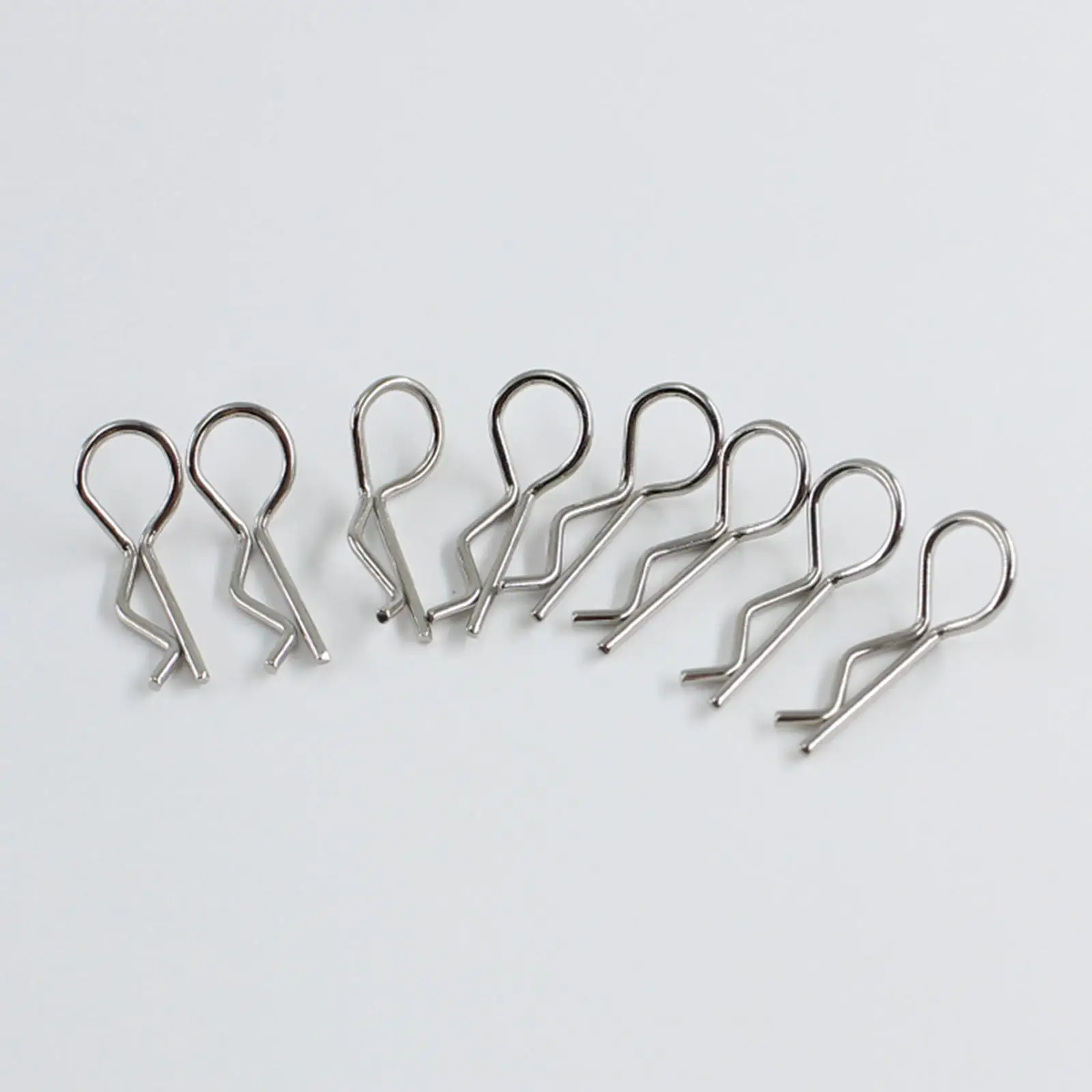 8Pcs RC Car Body Shell Clips Metal Spare Parts for 16302 16106Pro 1:16 1:18