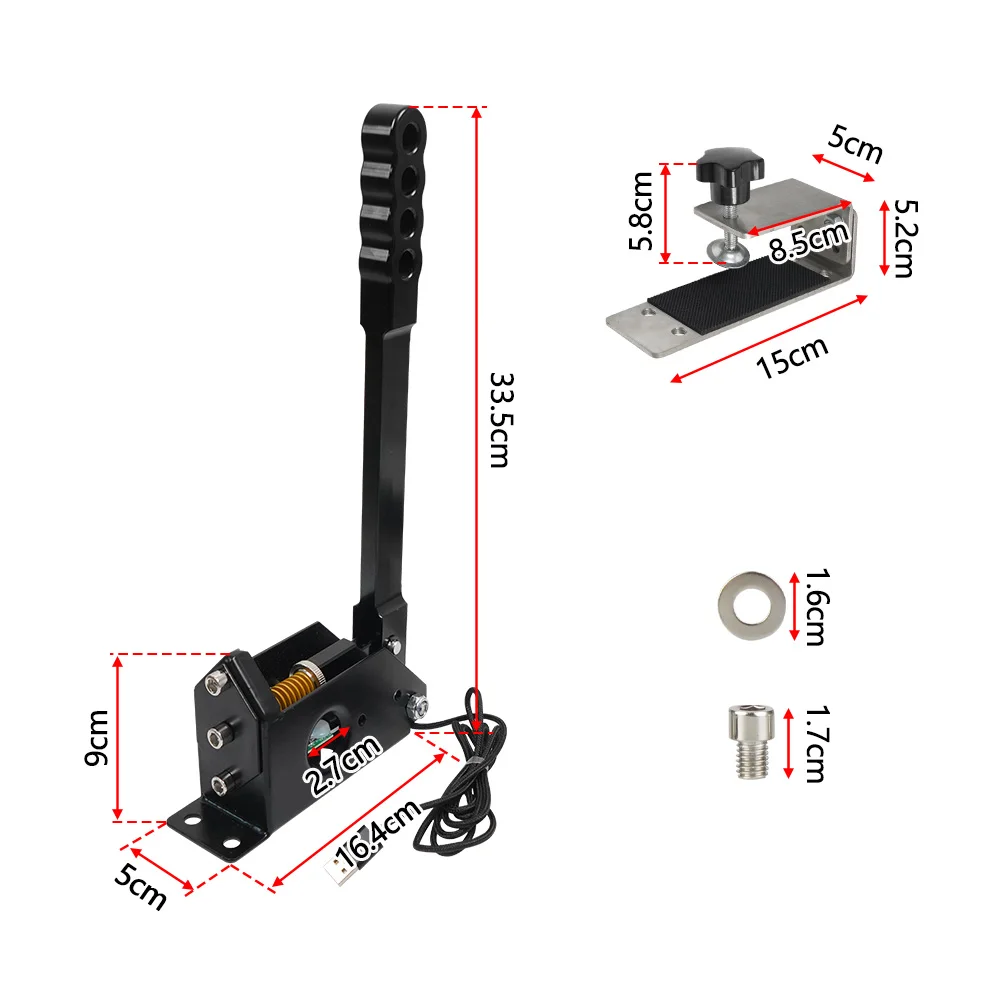 Upgraded Version PC USB SIM Handbrake With Bracket For Logitech Racing Games G25 G27 G29 T300 T500 And Assetto Corsa Dirty 2.0 4 view 2