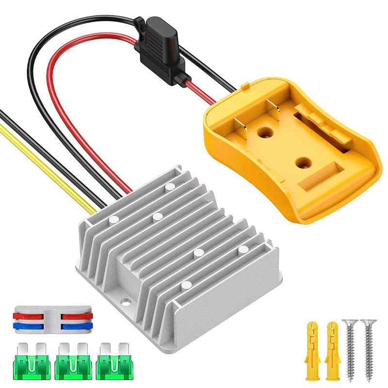 20V To 12V Step Down Converter DC 12V 20A 240W Buck Converter Regulator For Dewalt 20V Step Down Converter 1Set