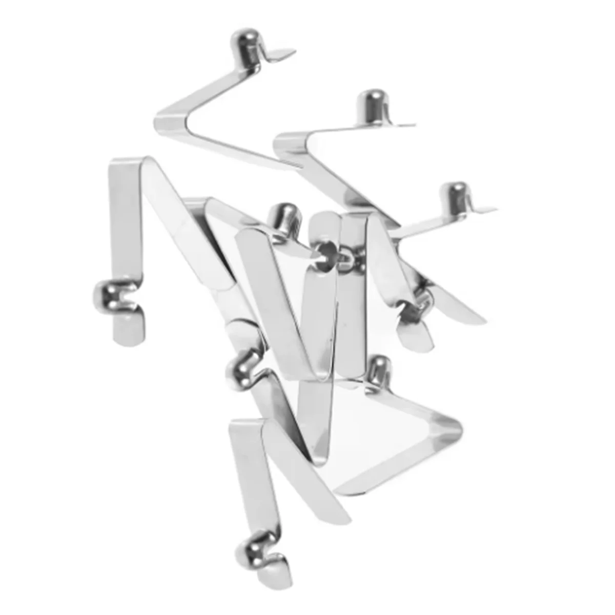 BAAQ 100 Pcs Umbrella Marbles Snaps Corner Buttons Hooks Clips Paddle Spring