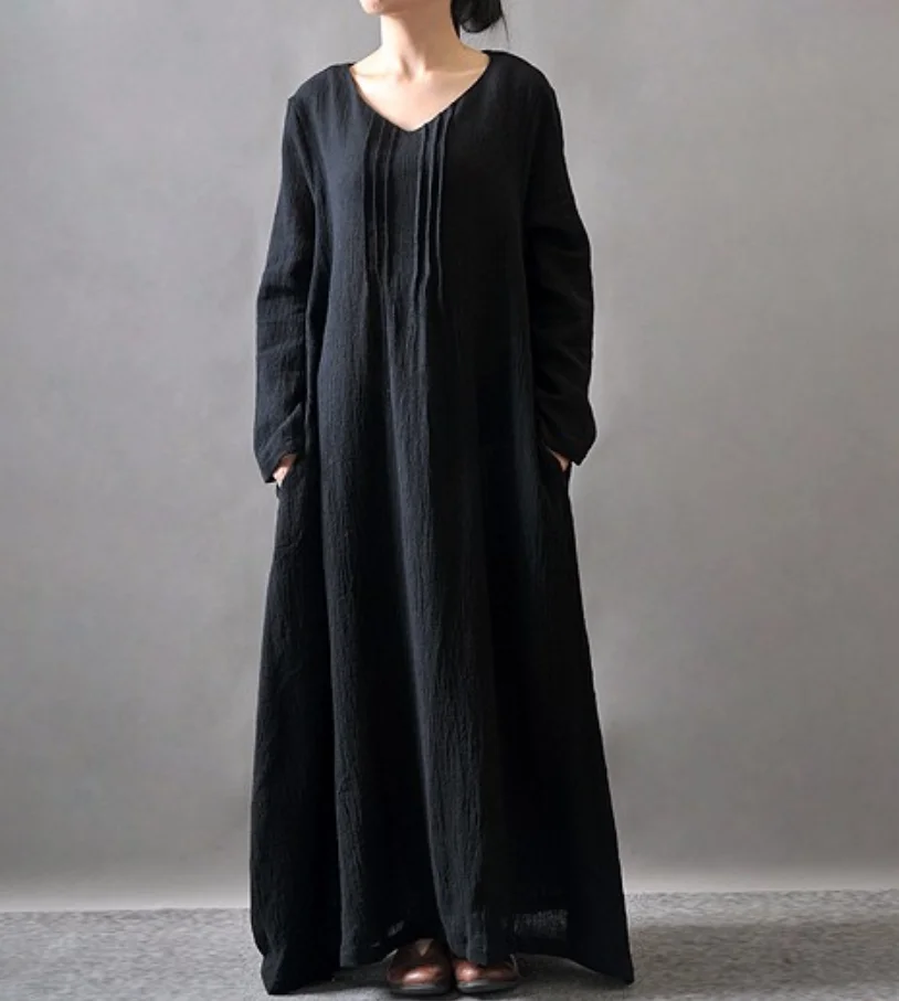 2026 Hot sale Herfst Katoen Li - Maxi Dress Boho recensie en prijs