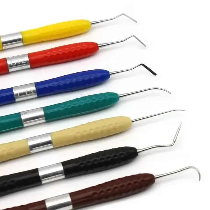 

Стоматологический шпатель для эстетической реставрации из композитной смолы, силиконовая ручка, инструменты для ремонта зубов