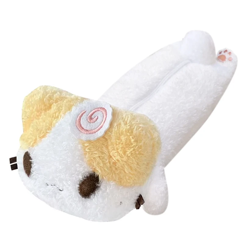 

Cute Masyumaro Cat Plush Pencil Pouch Case Girls Pen Cosmetic Organizer Bags Cases for School Kids Stationery Storage Bag