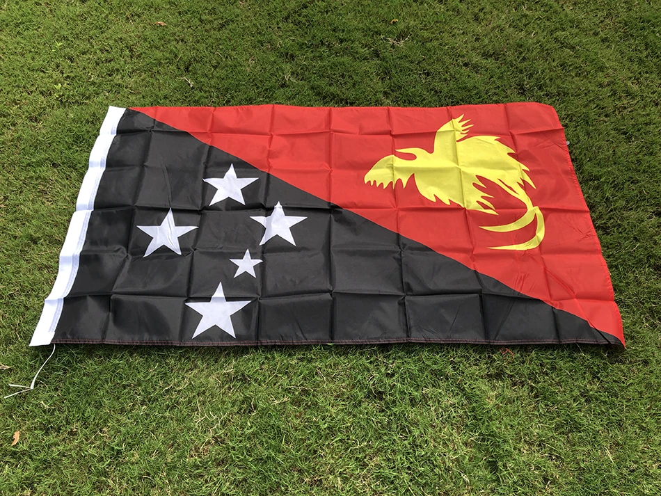 SKY FLAG Papua New Guinea flag 90*150cm 3x5fts polyester Hanging Papua New Guinea flag Home Decoration banner