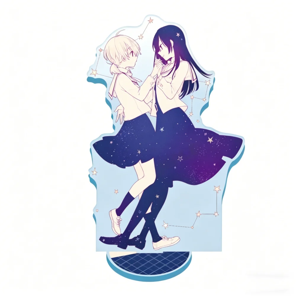 Anime Bloom Into You Yagate Kimi ni Naru 2026 New Acrylic Stand Keychain Yuu Touko Sayaka School Style Character Merch