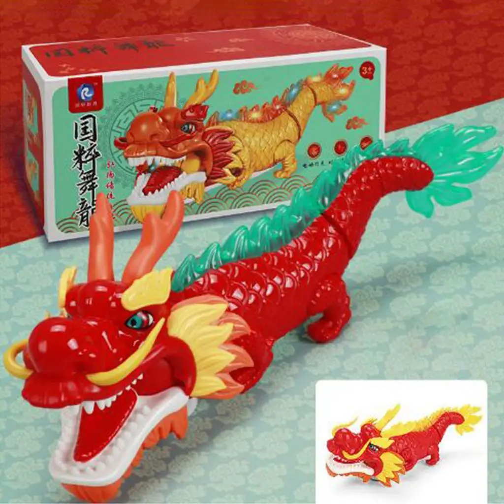 Electric Chinese Dragon Toy Valentine\'s Day Gifts with Music