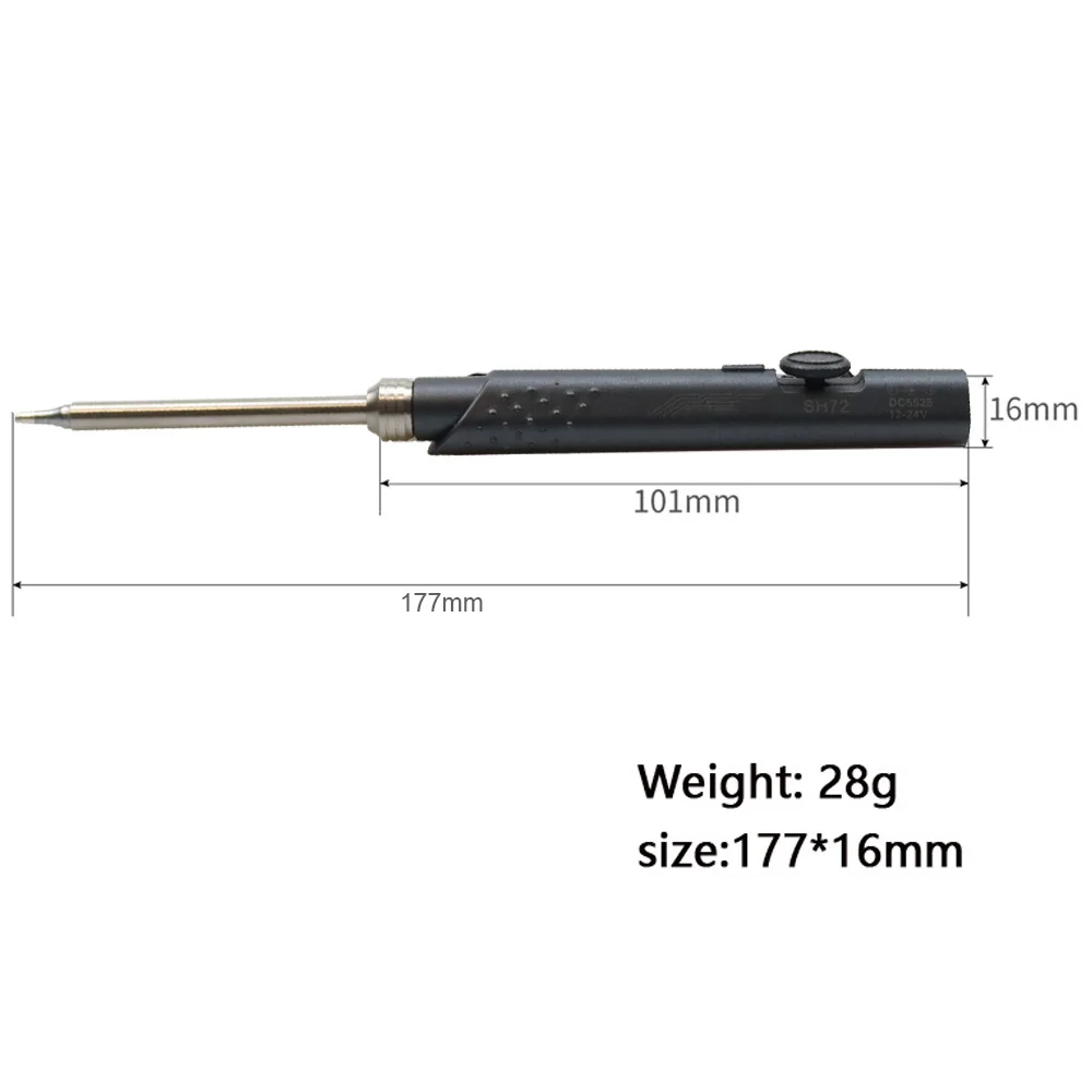 Mini Portable SH72 65W Electric Soldering station Iron non-slip handle Design adjustable temp 220-400 degrees with 1pc iron tip