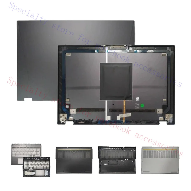 Replacement cover for Y9000P R9000P 2021H Legion 5 Pro 16ACH6H 16ITH6 16ITH6H back cover front frame hinge palm rest bottom case