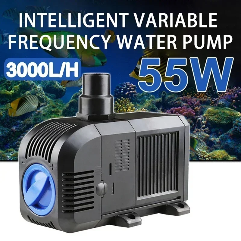 45W 55W Ultra-Quiet HJ series 2500—3000L/H Submersible Water Fountain Pump Filter Fish Pond Aquarium Water Pump Tank Fountain