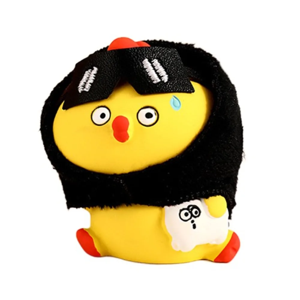 

Chicken Capybara Desk Ornament Dog Funny Animal Doll Toy Small Figure Small Animal Ornaments Automotive Ornaments