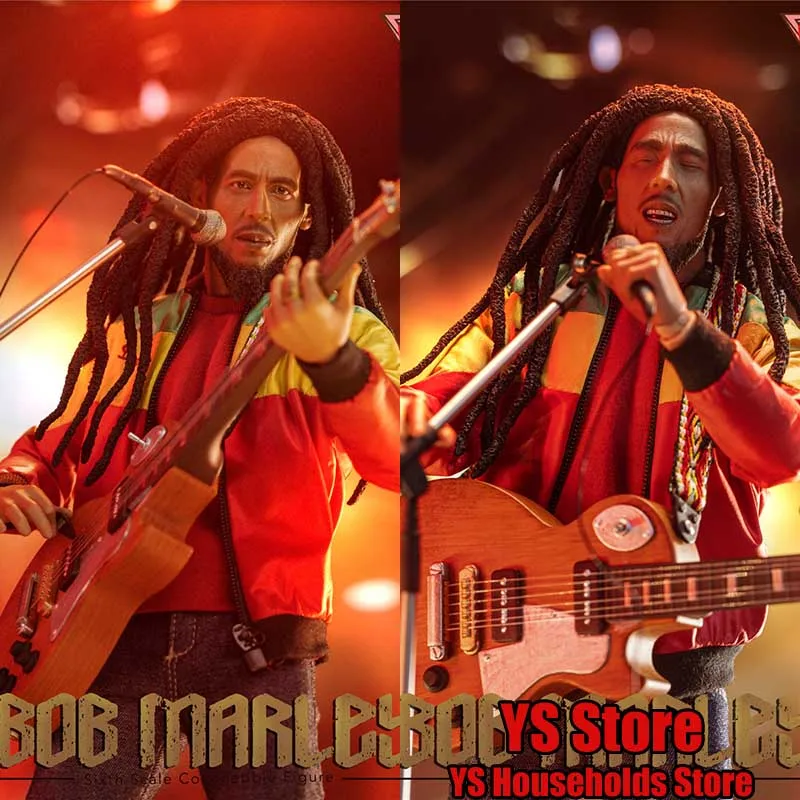 Win.c studio WC002 1/6 Bob Marley Movable Action Figure Hip Hop Freestyle Simulation 12