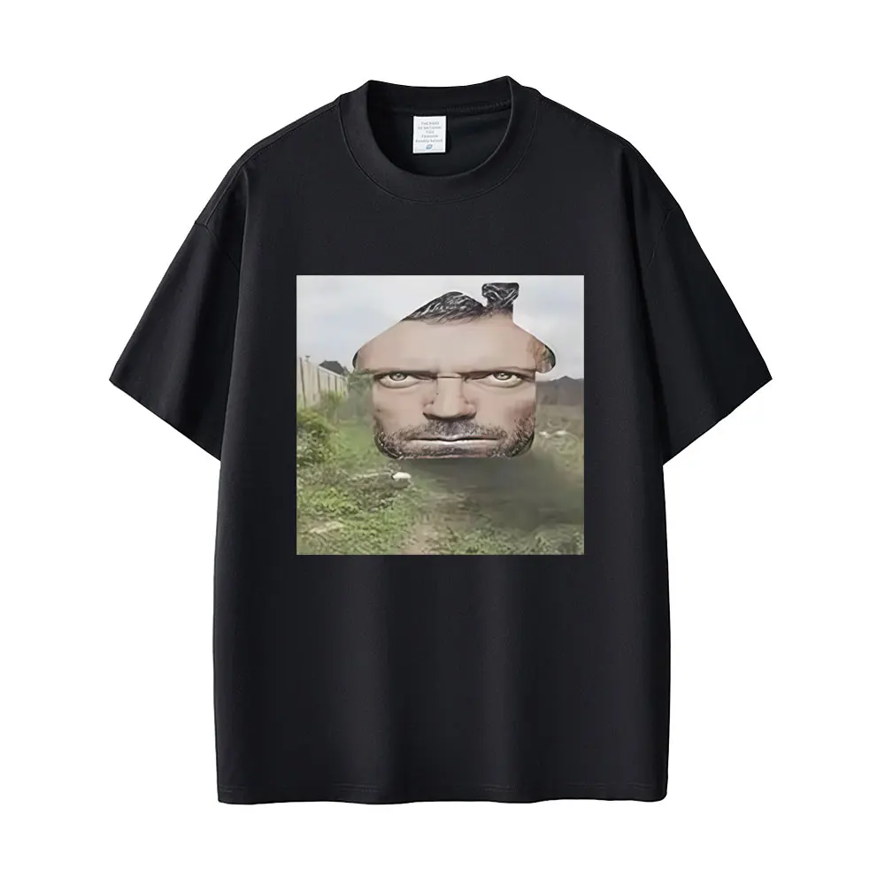 Gregory House MD Funny Meme T-shirt Fans Gift Men's Women Clothing Casual Humor T-shirts Unisex 100% Cotton Oversized T Shirt