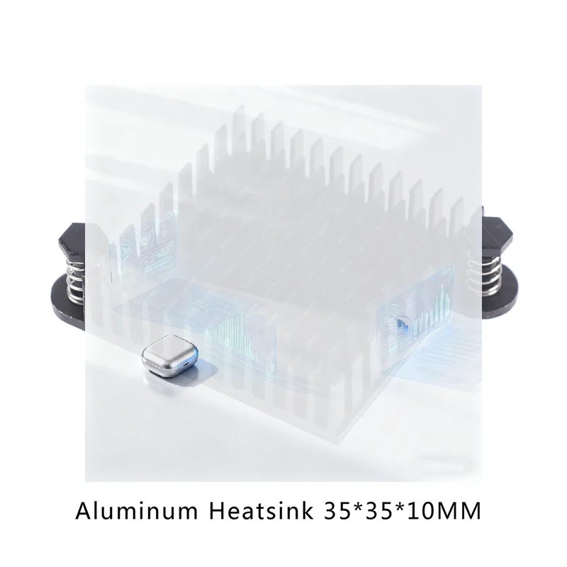 

1Pc Aluminum Heatsink 35*35*10MM Cooling Pad South North Bridge Chipset Radiator