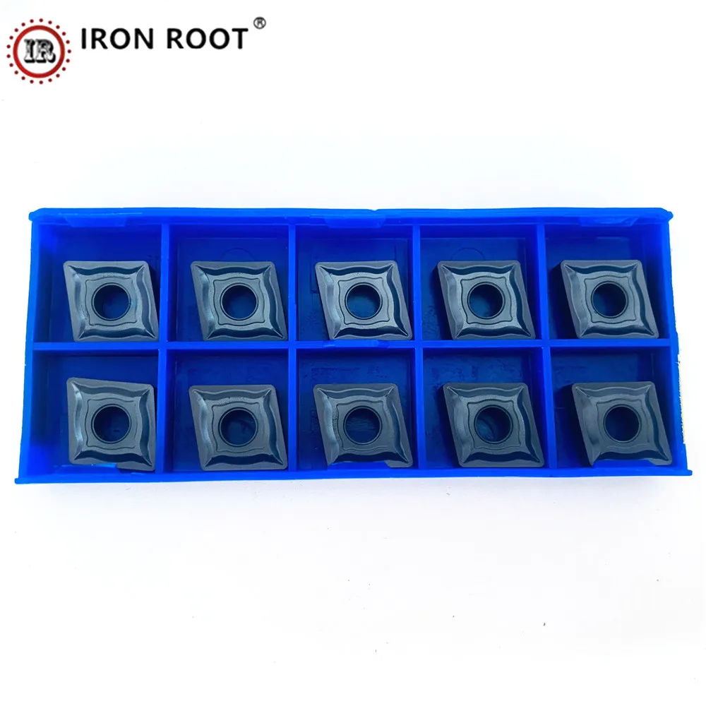 Imagem -02 - Ferramenta de Torneamento Indexável Carboneto Usinagem Cnc Cnmg090304-ef Ybg202 50p