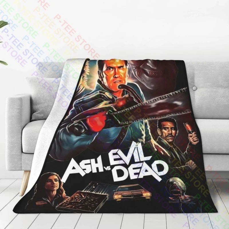 Ash Vs Evil Dead ,Movie Blanket Soft Textile On The Sofa Skin Friendly Machine Washable