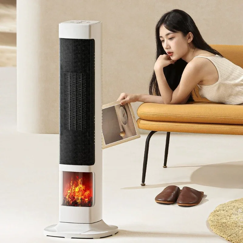 Silent and Powerful Electric Heater for Whole Room Heating Vertical Electric Heater with Multiple Heating Settings