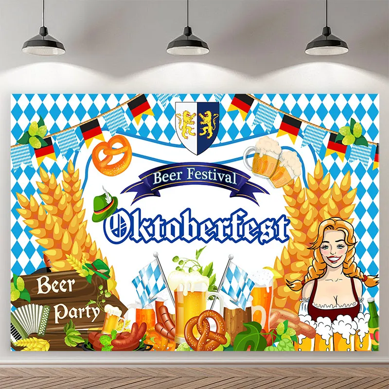 Oktoberfest Dekorationen Oktoberfest Party liefert Oktoberfest Hintergrund Oktoberfest Banner Hintergrund Deutsch bayerische Bier party