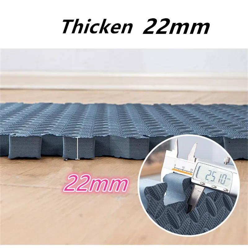 8PCS Floor Noise Mat Foot Mat 60x60cm Thick 2.5cm Tatame Baby Play Mat Activities Mat for Baby Folding Carpet Game Puzzle Mat