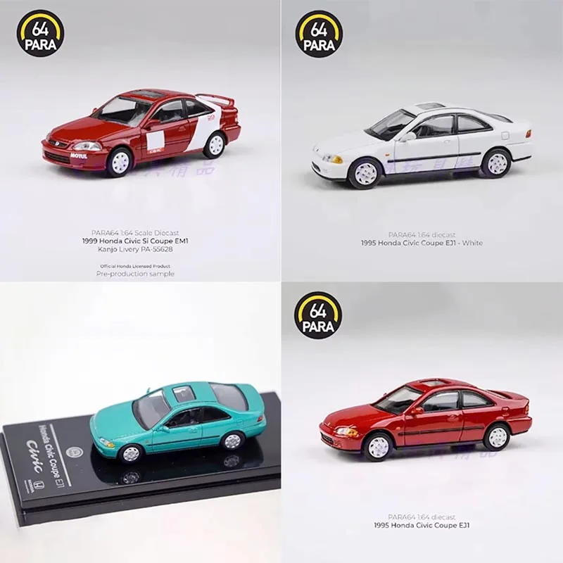 PARA 1:64 Civic Coupe EJ1 EM1 Camellia Alloy Modellauto – Ein detaillierter Test und praktische Anwendung für Sammler und Enthusiasten