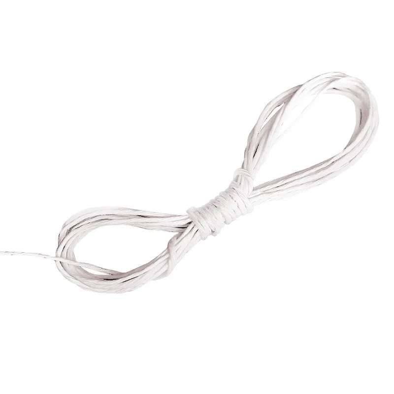 

10 Pcs Erhu Jack Wire Line Parts Tuning Cable Cotton Braided Rope Supplies Natural Clothes Creative Musical Instrument