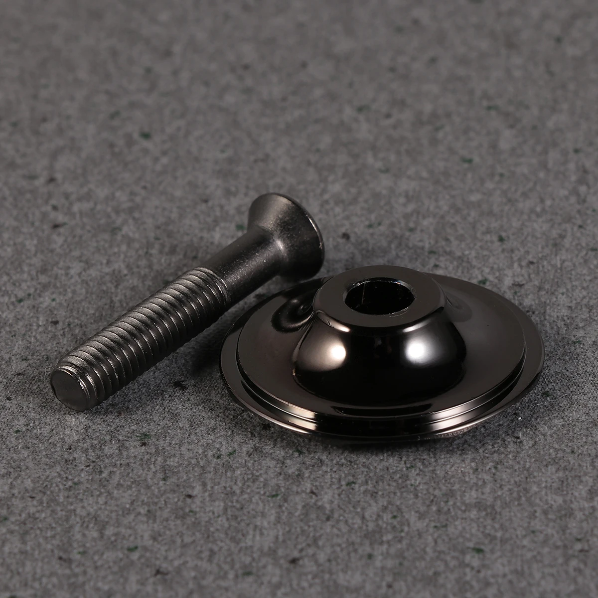 

Bike Bowl Cover Aluminium Alloy Front Fork Handle Stem Cover Mountain Road Bike Screw Accessories (Titanium Color)