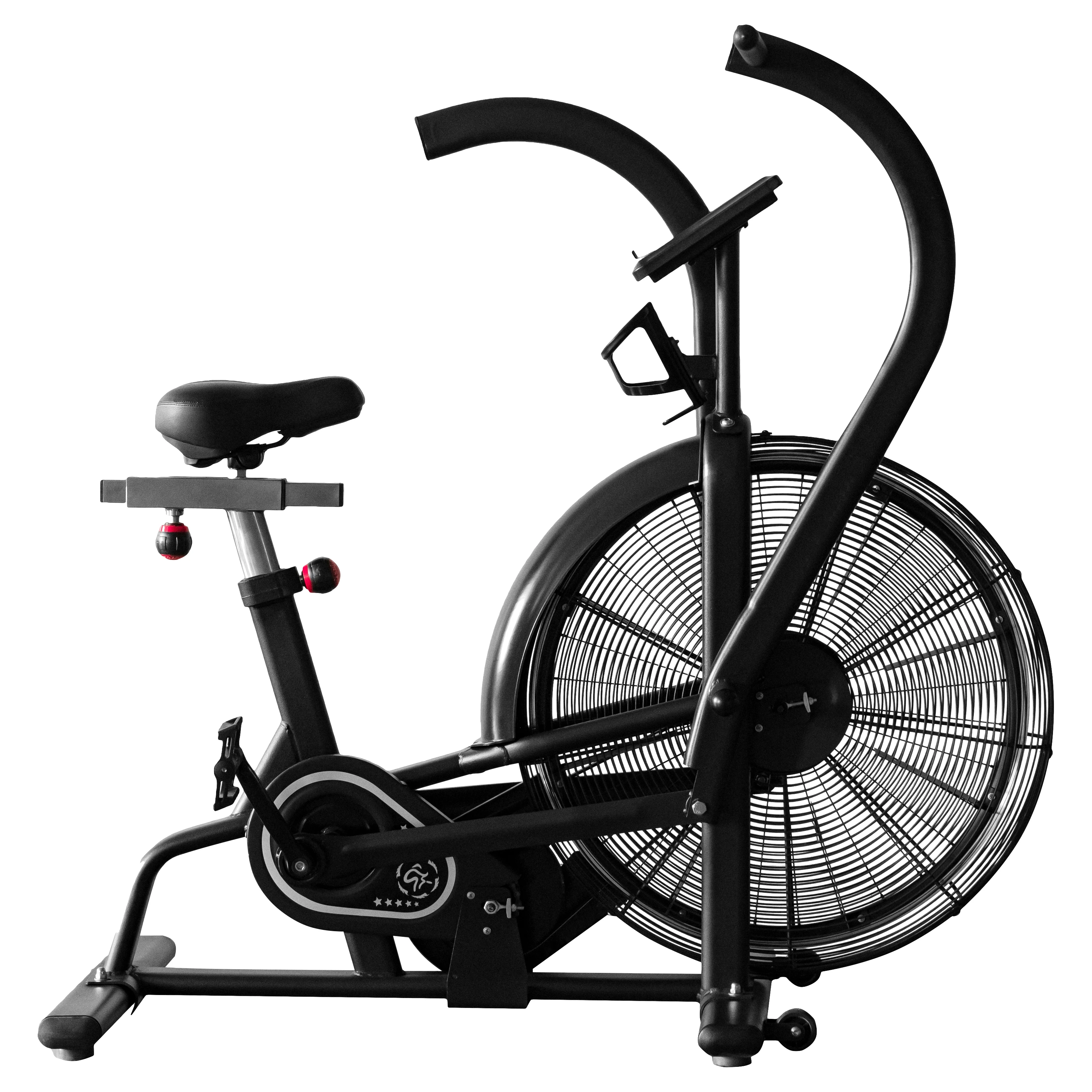 Factory Wholesale  Assault Bike with LCD Screen Exercise Spinning Bike Home Gym Stationary Wind Resistance Air Fitness Bike