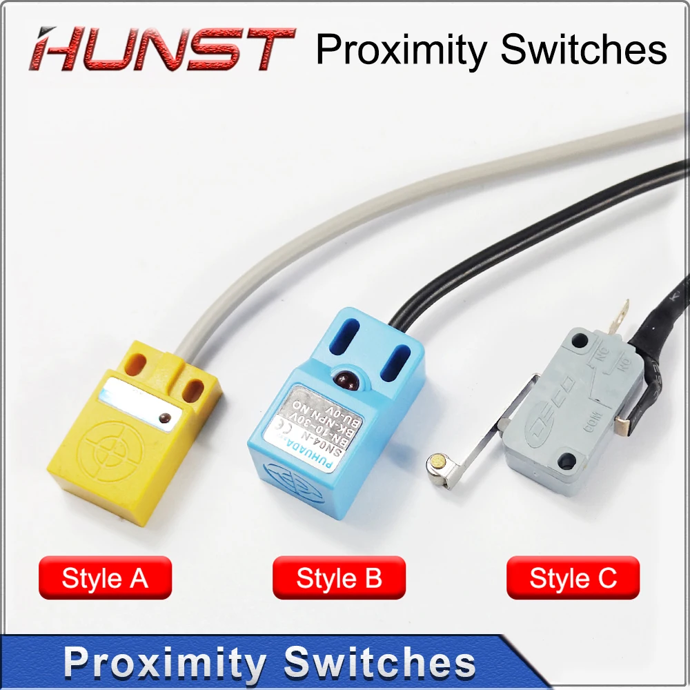 Imagem -02 - Hunst Sensor de Proximidade Indutiva Faça Você Mesmo Peças Cnc Laser Endstops Interruptor de Limite Npn Toque Interruptor