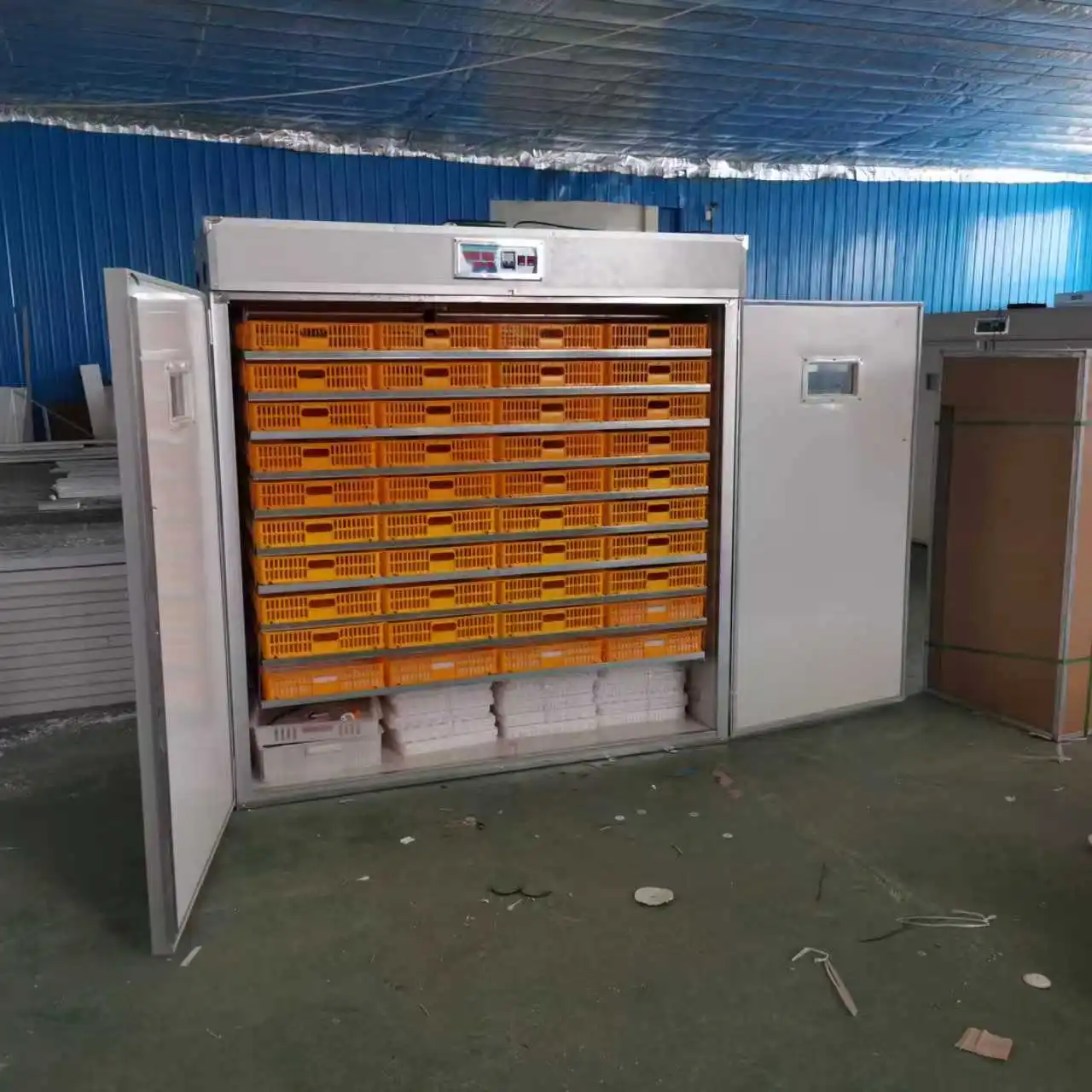 6336 Egg Fully Automatic Incubation Equipment Designed Machine High-temperature Alarm And Automatic Egg Turning Functions