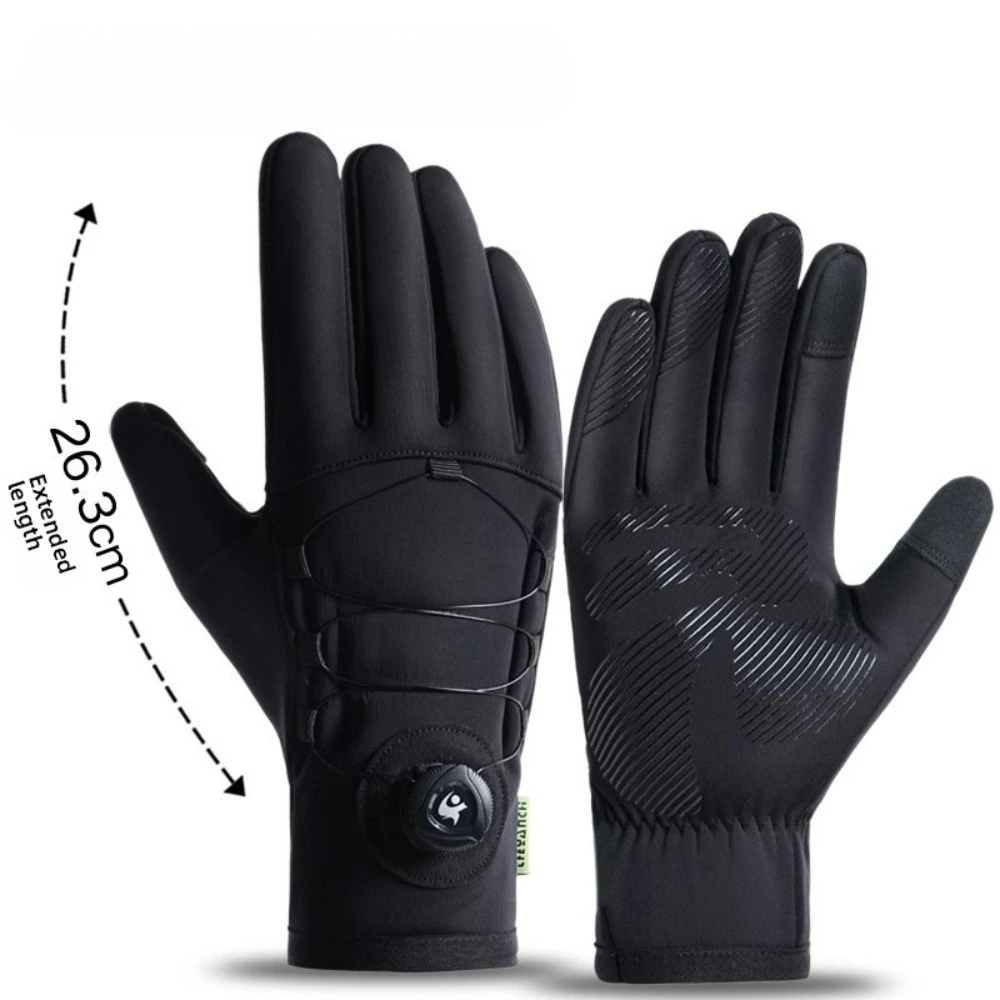 ถุงมือกันหนาวแบบหนาสำหรับทุกเพศ ป้องกันลมและกันน้ำ เหมาะสำหรับเล่นกีฬา หน้าจอสัมผัส เล่นสกี ปั่นจักรยาน และปั่นจักรยานเสือภูเขา