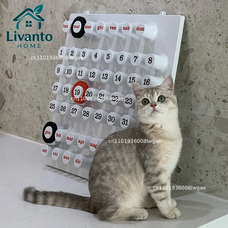 

Personalized Calendar Decorative Ornament Creative Perpetual Calendar Shooting Props Home Use 2022 New Dropshipping