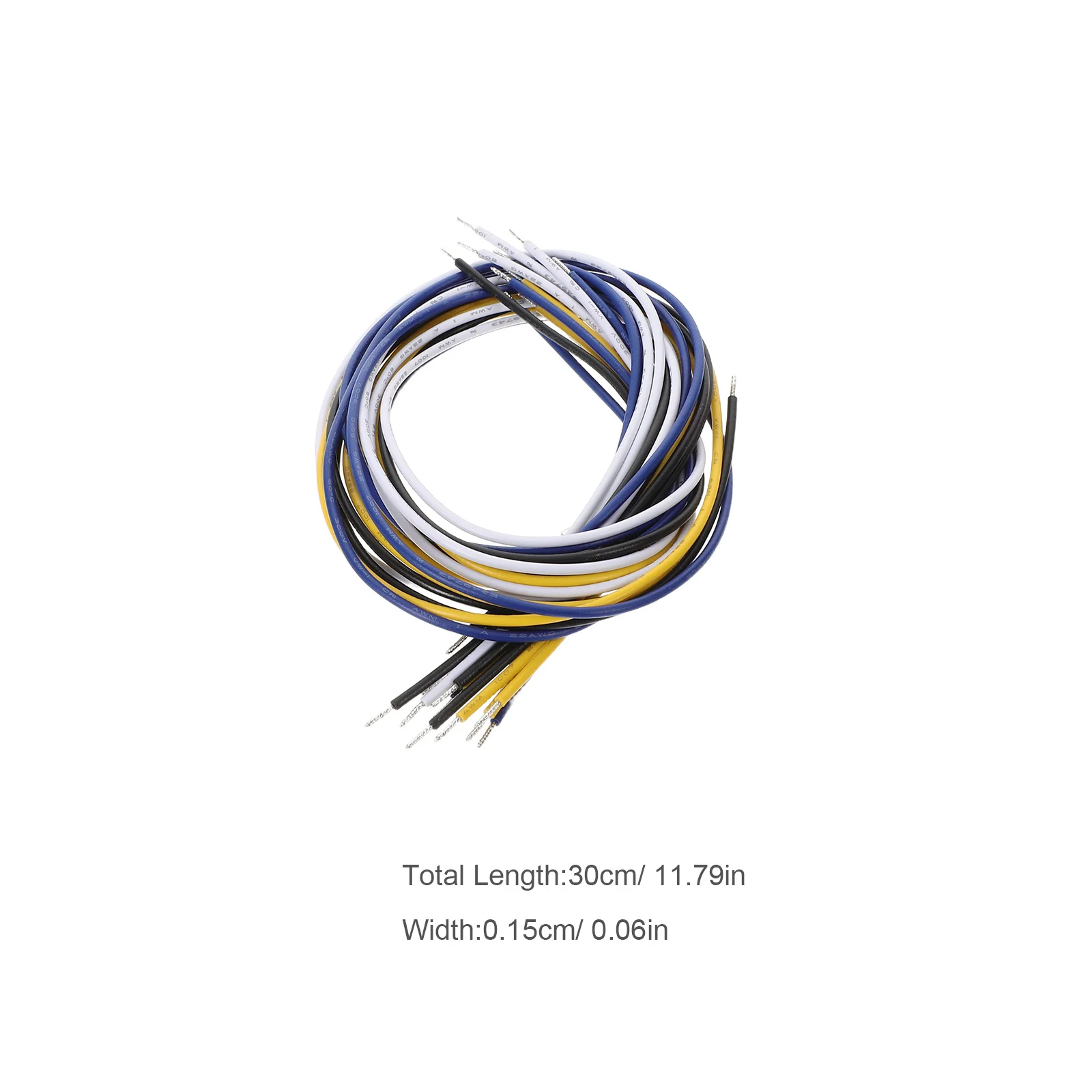 สายไฟสำหรับกีตาร์ 16 ชิ้น สายไฟคุณภาพสูงสำหรับบัดกรี โพเทนชิโอมิเตอร์ ตัวนำไฟฟ้า สายไฟภายในกีตาร์ไฟฟ้า วงจรเบส