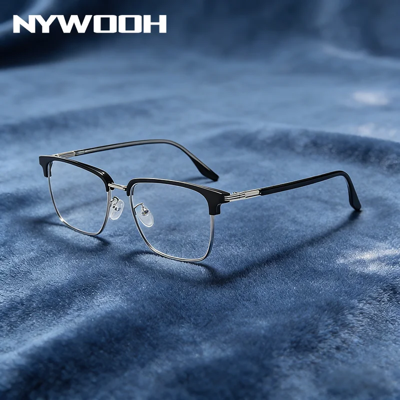 Полнокадровые очки в стиле ретро для широкого лица, мужские и женские очки с большим квадратным светом, визуальный дизайн, блокирующие синий свет, очки Полнокадровые очки в стиле ретро для широкого лица, мужские и женские очки с большим квадратным светом, визуальный дизайн, блокирующие синий свет, очки