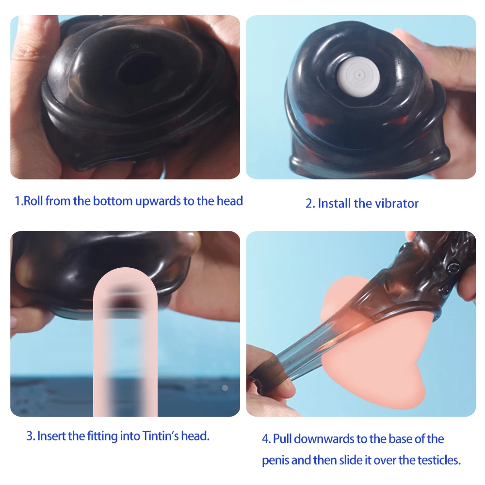 ذكر توسيع تأخير الهزاز القضيب كم ملحقات الواقي الذكري خاتم الديك تهتز البظر مدلك مثير الكبار الجنس لعب للرجال