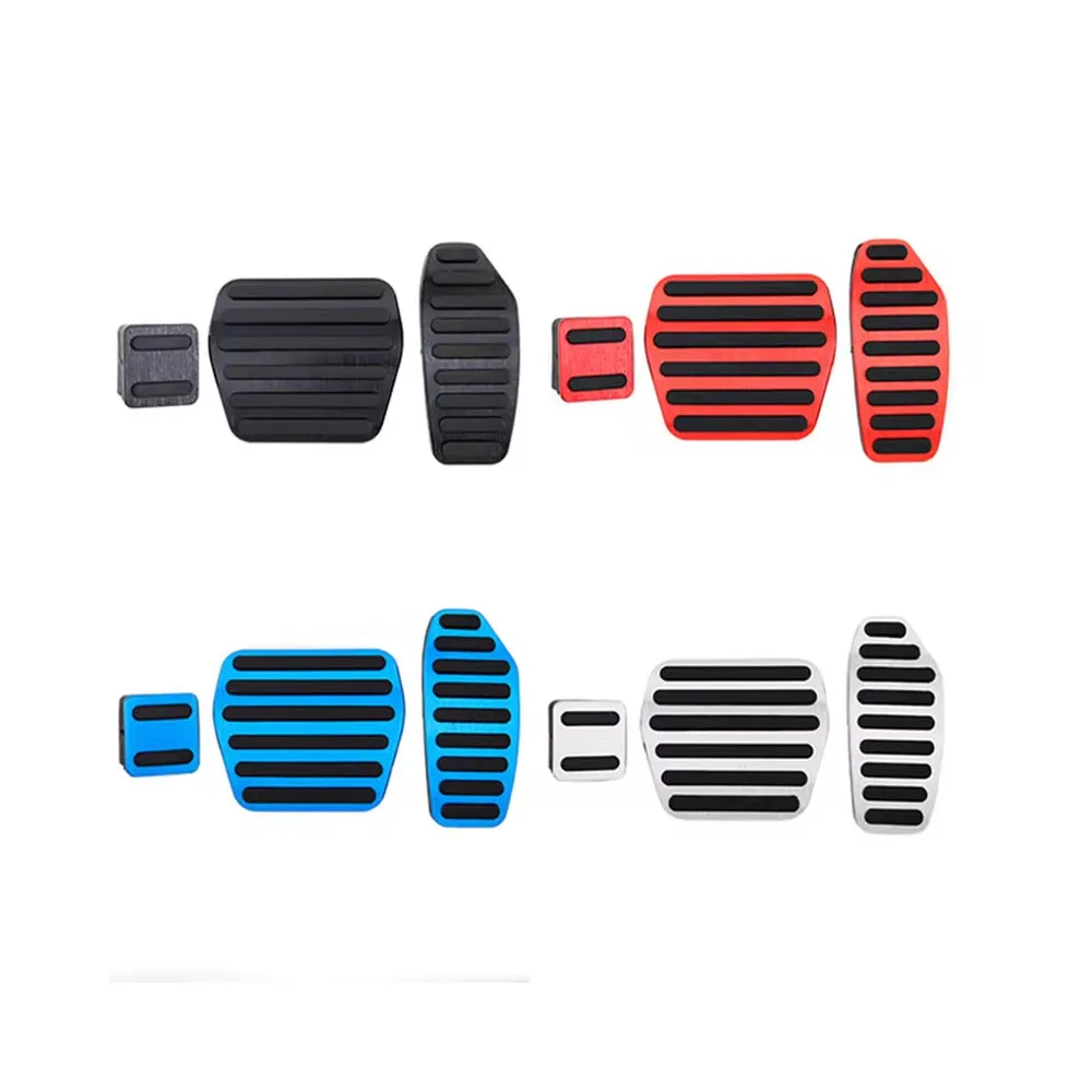 For Nissan Sentra B18 2020~2025 2021 2022 Car Foot Pedals Stainless Steel Pad Fuel Brake Non-slip No Drilling Alloy Auto Covers