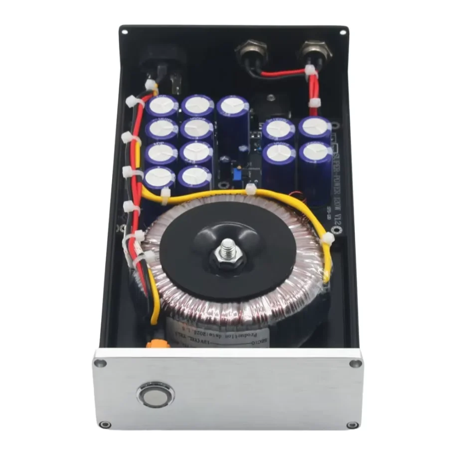 HiFi 120W Pro Linear Geregeltes Netzteil 2-Wege Geräuscharmes Netzteil DC12V@5A für Audiogeräte