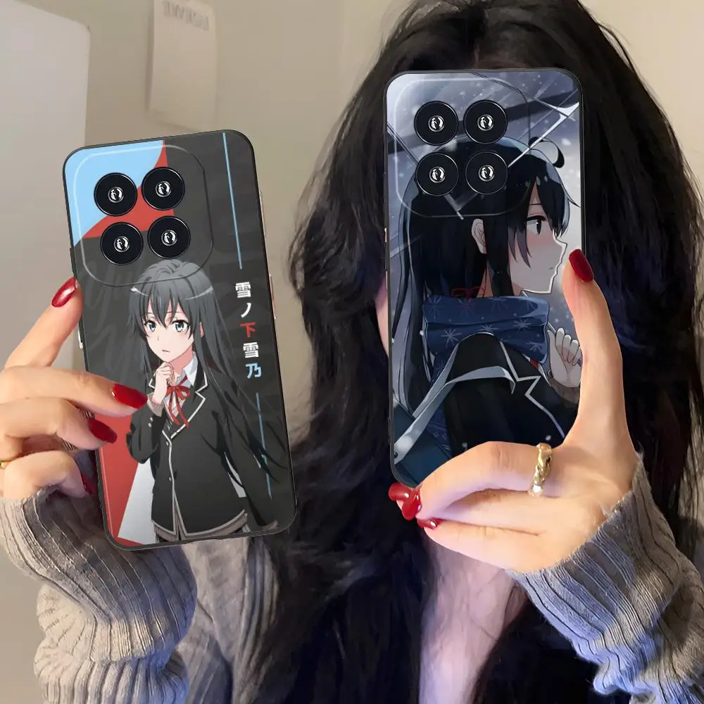 

Чехол для телефона Oregairu Yukinoshita Yukino для Xiaomi 15 14 13 12 Mi 11 T Ultra Lite Pro S X 5G с цветной печатью, чехол для смартфона