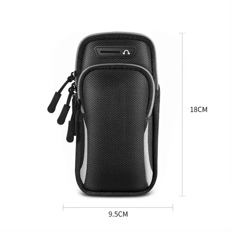 Universal Armband Sport Phone Case For Running Arm Phone Holder Sports Mobile Bag Hand for iPhone Xiaomi Huawei Under 6.5" 7.2" image 6
