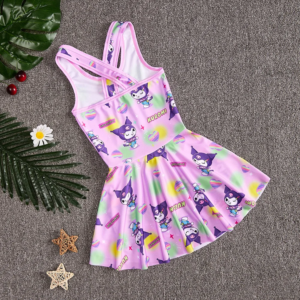 

Cute Princess One Piece Swimsuit Summer Fashion Cartoon Bathing Suit Beach Pool Holiday Swimwear In Stock