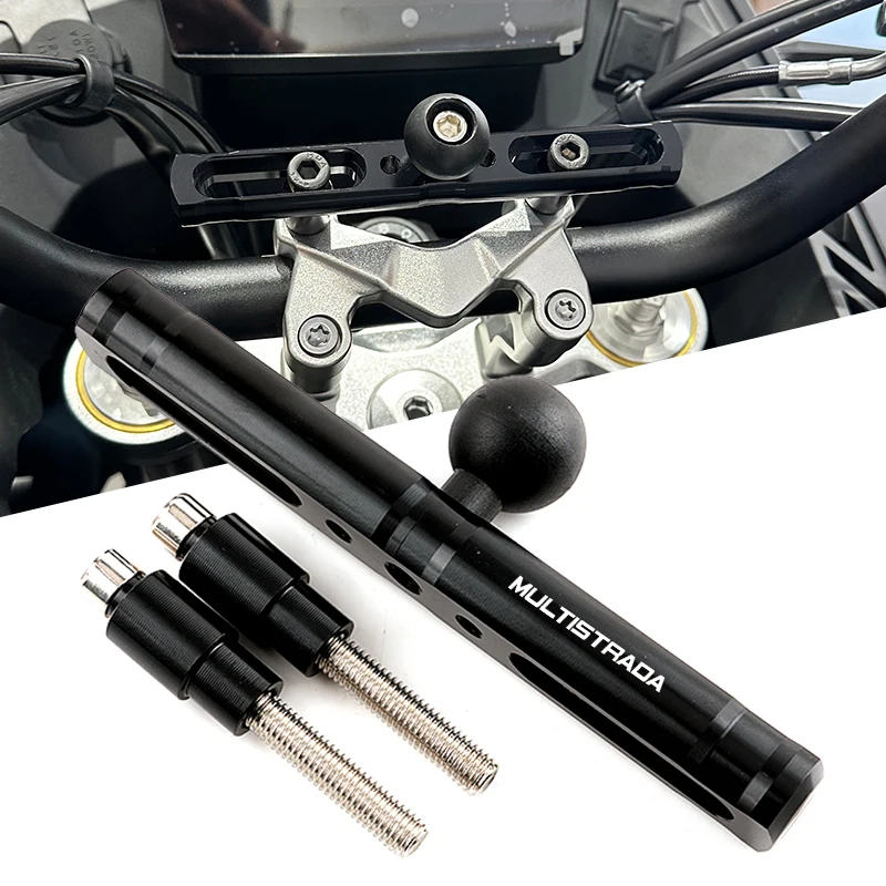 For DUCATI Multistrada 950 950S 1200 1260S V2 V2S V4 CNC Handlebar Modified Generation of Hand Multifunction Styling Cross Bar